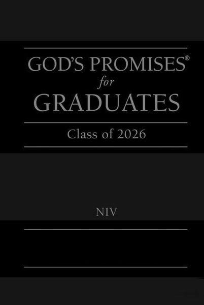 Produktbild: God's Promises for Graduates: Class of 2026 - Black NIV
