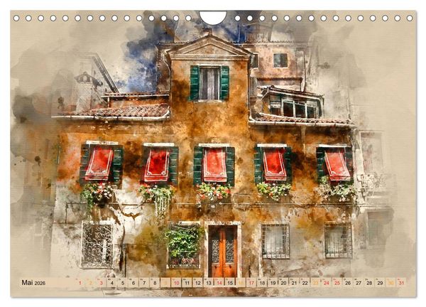 Produktbild: Venedig - ganz intim (Wandkalender 2026 DIN A4 quer), CALVENDO Monatskalender