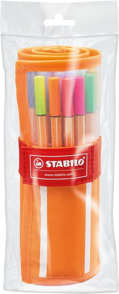 Produktbild: STABILO Fineliner -   point 88 - 30er Rollerset - mit 30 verschiedenen Farben