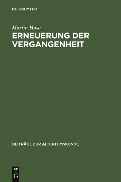 Produktbild: Erneuerung der Vergangenheit