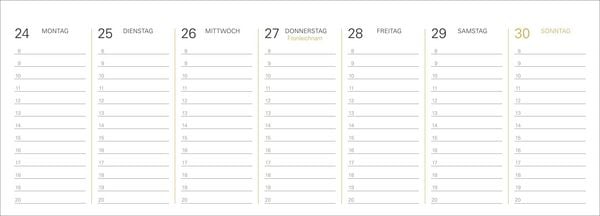 Produktbild: Die Welt der Kunst Premium-Tischplaner 2027 - Wochenkalender mit 53 Meisterwerken