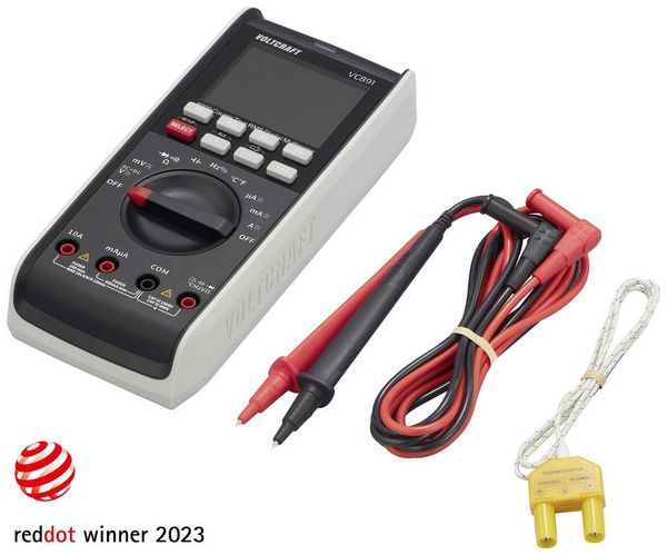 Produktbild: VOLTCRAFT VC891 Hand-Multimeter digital Datenlogger, LoZ CAT III 1000 V, CAT IV 600 V Anzeige (Counts): 60000