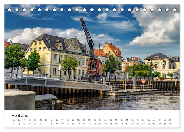 Produktbild: Nieders&auml;chsische K&uuml;ste - K&uuml;stenorte von Ostfriesland bis Bremerhaven (Tischkalender 2026 DIN A5 quer), CALVENDO Monatskalender
