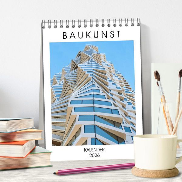 Produktbild: Baukunst (Tischkalender 2026 DIN A5 hoch), CALVENDO Monatskalender