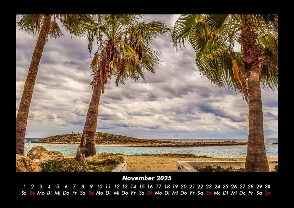 Produktbild: Palmentraum 2025 Fotokalender DIN A3