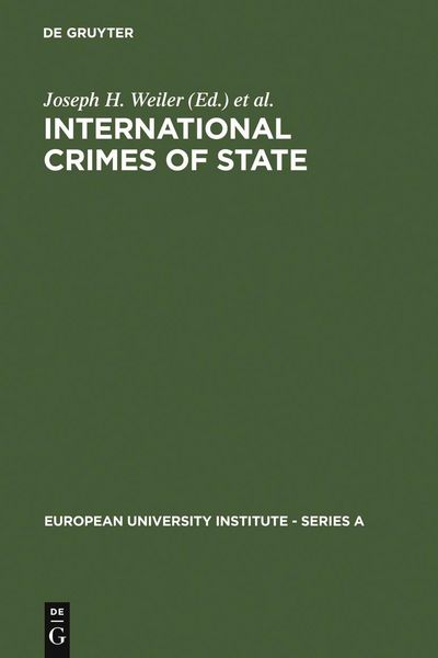 Produktbild: International Crimes of State