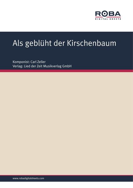 Produktbild: Als gebl&uuml;ht der Kirschenbaum