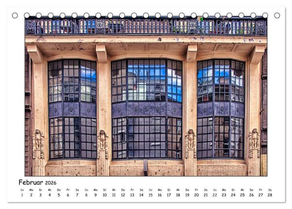 Produktbild: Wiener Jugendstil-Fassaden (Tischkalender 2026 DIN A5 quer), CALVENDO Monatskalender