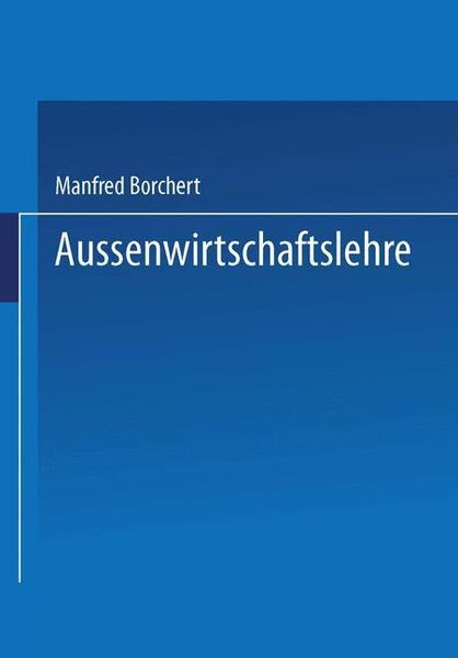 Produktbild: Au&szlig;enwirtschaftslehre