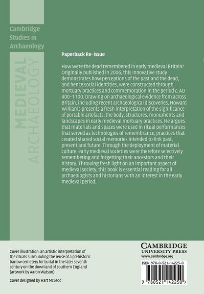 Produktbild: Death and Memory in Early Medieval Britain