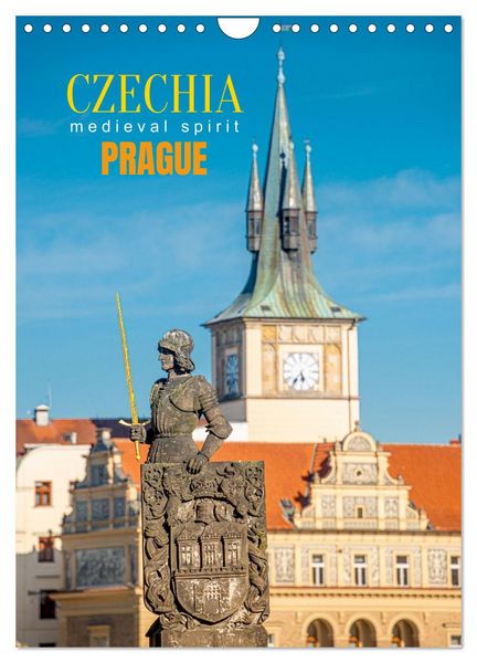 Czechia, Prague - Medieval Spirit (Wall Calendar 2026 DIN A4 portrait), CALVENDO 12 Month Wall Calendar