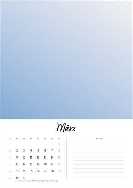 Produktbild: Kreativkalender Design A4 2026
