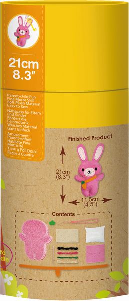 Produktbild: N&auml;hset Schl&uuml;sselanh&auml;nger Hase