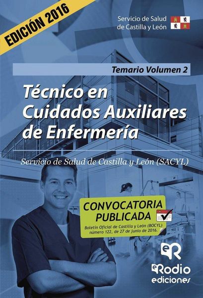 Produktbild: T&eacute;cnico en Cuidados Auxiliares de Enfermer&iacute;a, SACYL. Temario II
