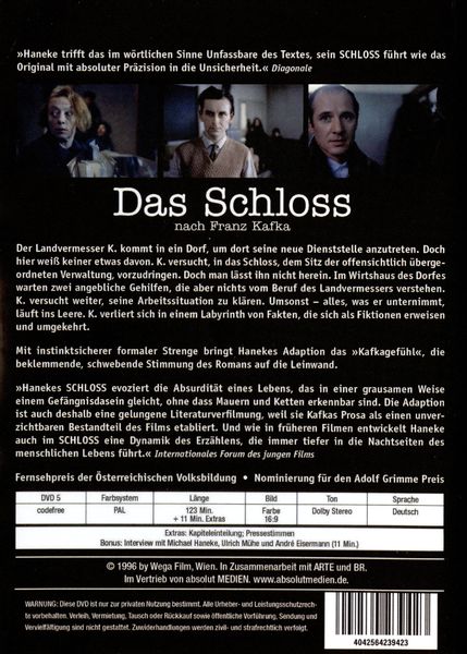 Produktbild: Das Schloss (nach Franz Kafka) (Neuauflage)