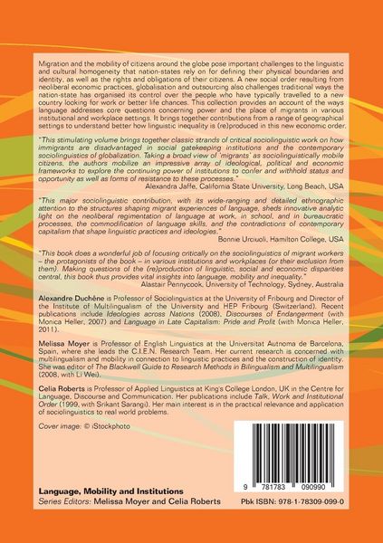 Produktbild: Language, Migration and Social Inequalities