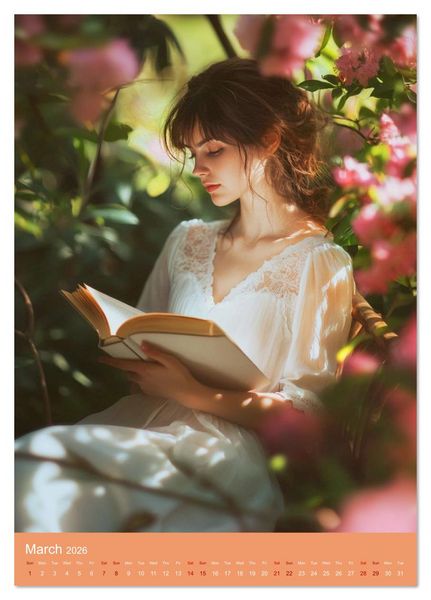 Produktbild: Literature is Magic (Desk Calendar 2026 DIN A5 portrait), CALVENDO 12 Month DeskCalendar