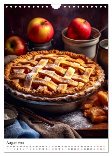 Produktbild: Yummy Bakes (Wall Calendar 2026 DIN A4 portrait), CALVENDO 12 Month Wall Calendar