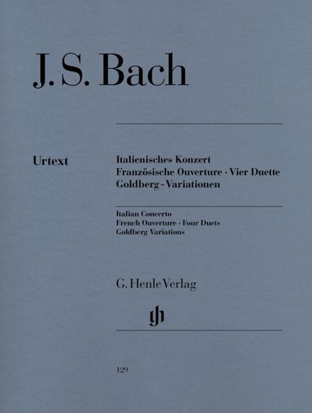 Produktbild: Johann Sebastian Bach - Italienisches Konzert, Franz&ouml;sische Ouverture, Vier Duette, Goldberg-Variationen