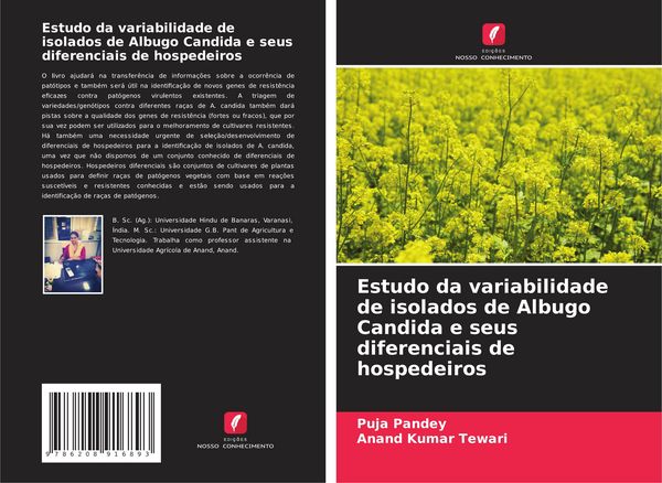 Produktbild: Estudo da variabilidade de isolados de Albugo Candida e seus diferenciais de hospedeiros