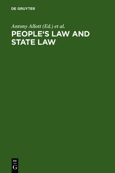 Produktbild: People's Law and state law