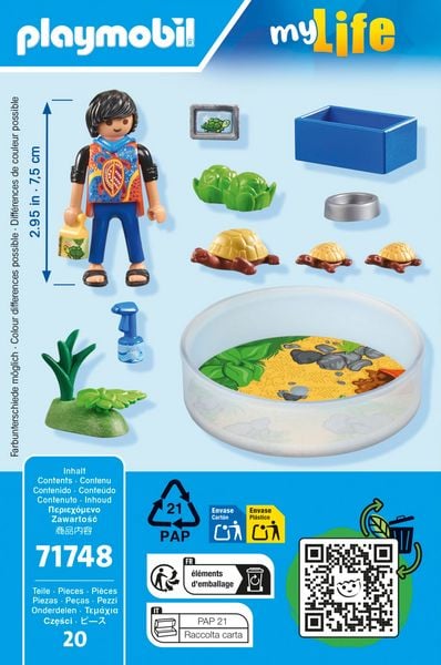 Produktbild: PLAYMOBIL 71748 Schildkr&ouml;ten-Terrarium