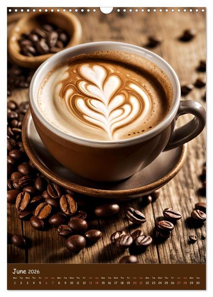 Produktbild: The Soul of Coffee - A Daily Ritual (Wall Calendar 2026 DIN A3 portrait), CALVENDO 12 Month Wall Calendar