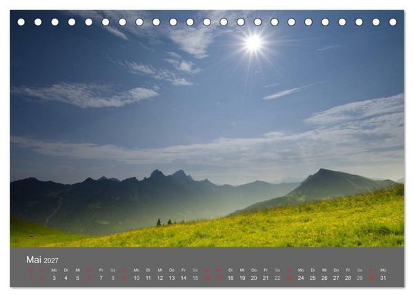 Produktbild: Tannheimer Tal (Tischkalender 2027 DIN A5 quer), CALVENDO Monatskalender
