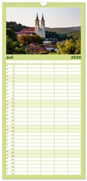 Produktbild: Familienplaner 2026 - Mein Sch&ouml;nes Rum&auml;nien mit 5 Spalten (Wandkalender, 21 x 45 cm) CALVENDO