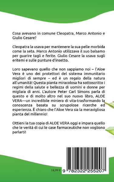 Produktbild: Aloe Vera - la pianta eterna