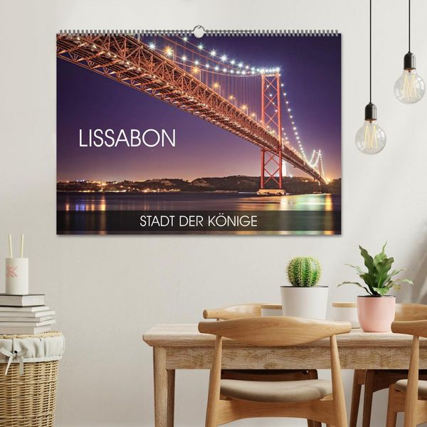 Produktbild: Lissabon - Stadt der K&ouml;nige (Wandkalender 2026 DIN A2 quer), CALVENDO Monatskalender