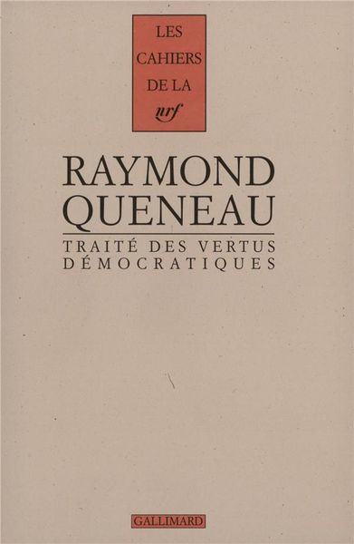 Produktbild: Trait&eacute; des vertus d&eacute;mocratiques