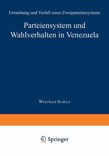 Produktbild: Parteiensystem und Wahlverhalten in Venezuela