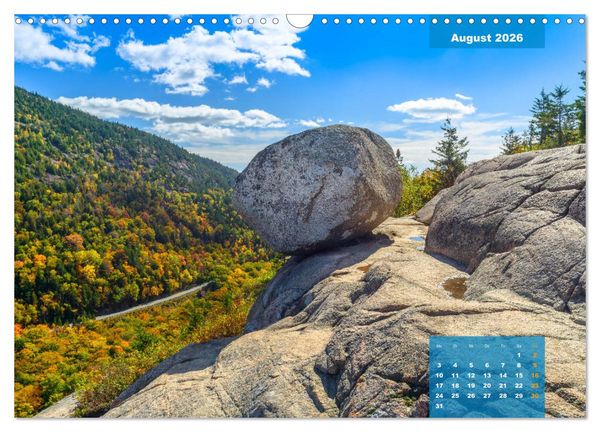 Produktbild: New England - Vielfalt einer Region (Wandkalender 2026 DIN A3 quer), CALVENDO Monatskalender