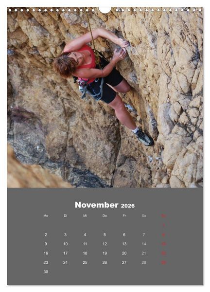 Produktbild: Erlebnis Outdoor Klettern (Wandkalender 2026 DIN A3 hoch), CALVENDO Monatskalender