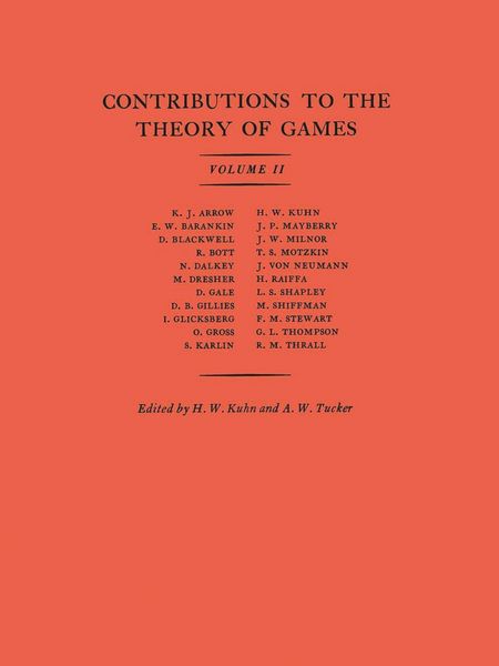 Produktbild: Contributions to the Theory of Games, Volume II