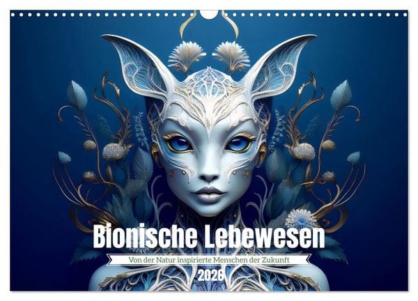Produktbild: Bionische Lebewesen - Von der Natur inspirierte Menschen der Zukunft (Wandkalender 2026 DIN A3 quer), CALVENDO Monatskalender