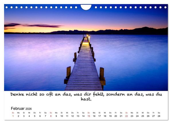 Produktbild: Meditation Wasser (Wandkalender 2026 DIN A4 quer), CALVENDO Monatskalender