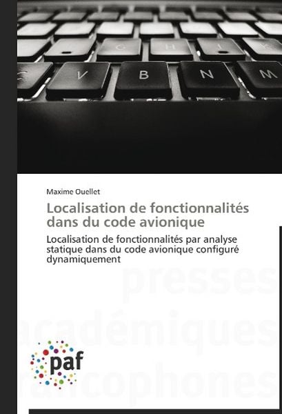 Produktbild: Ouellet, M: Localisation de fonctionnalit&eacute;s dans du code avi
