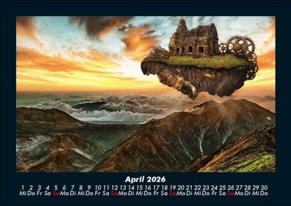 Produktbild: Mit Fantasy durch's Jahr 2026 Fotokalender DIN A5