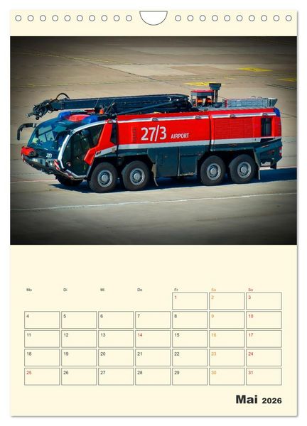 Produktbild: Feuerwehr - der Kalender (Wandkalender 2026 DIN A4 hoch), CALVENDO Monatskalender