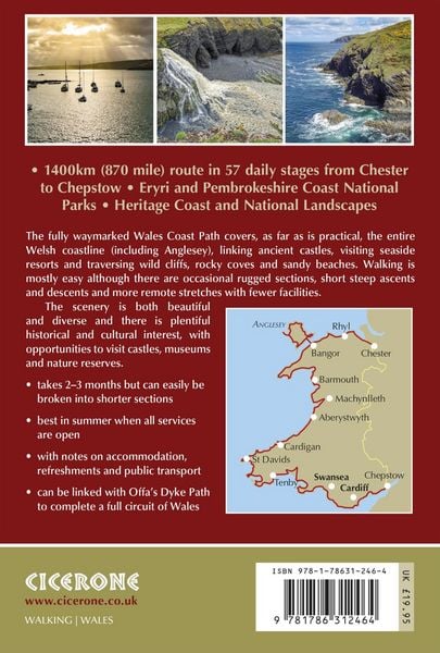 Produktbild: Walking the Wales Coast Path