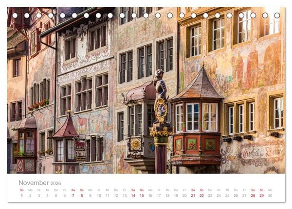 Produktbild: BODENSEE Drei L&auml;nder - ein See (Tischkalender 2026 DIN A5 quer), CALVENDO Monatskalender