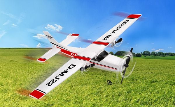 Produktbild: JAMARA 410190 - Cessna 182 Flugzeug 2,4GHz Gyro 2CH