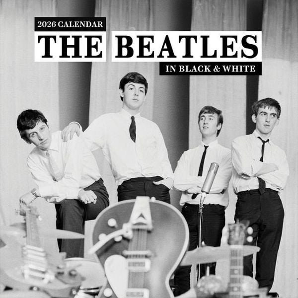 Produktbild: Cal 2026- The Beatles: In Black & White Wall