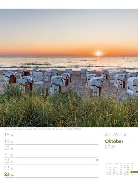Produktbild: Am Meer Wochenplaner Kalender 2027