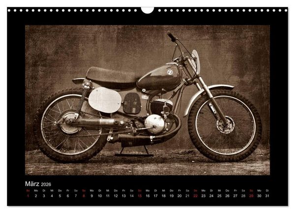 Produktbild: Motorrad Oldtimer (Wandkalender 2026 DIN A3 quer), CALVENDO Monatskalender