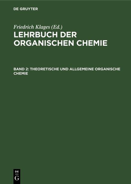 Produktbild: Theoretische und allgemeine organische Chemie