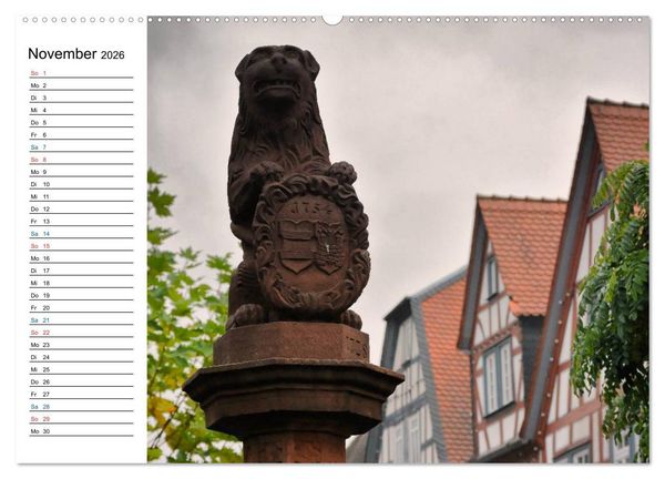 Produktbild: Herrliches Hessen - B&uuml;dingen (hochwertiger Premium Wandkalender 2026 DIN A2 quer), Kunstdruck in Hochglanz
