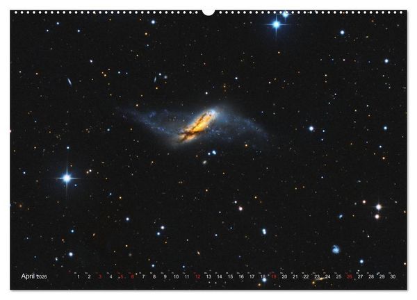 Produktbild: Faszination Galaxien Formenvielfalt der Welteninseln (Wandkalender 2026 DIN A2 quer), CALVENDO Monatskalender